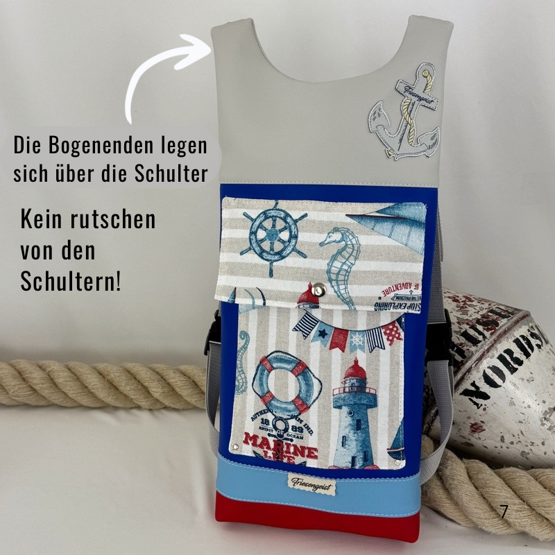 Damen- und Herrenrucksack Föhr