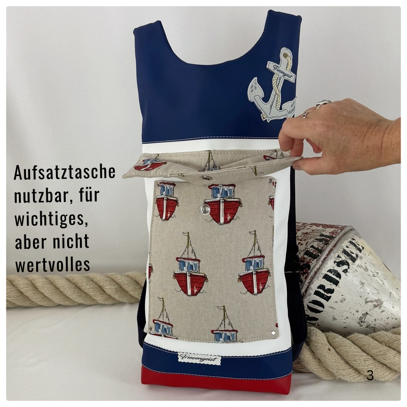 Damen- und Herrenrucksack Kiel
