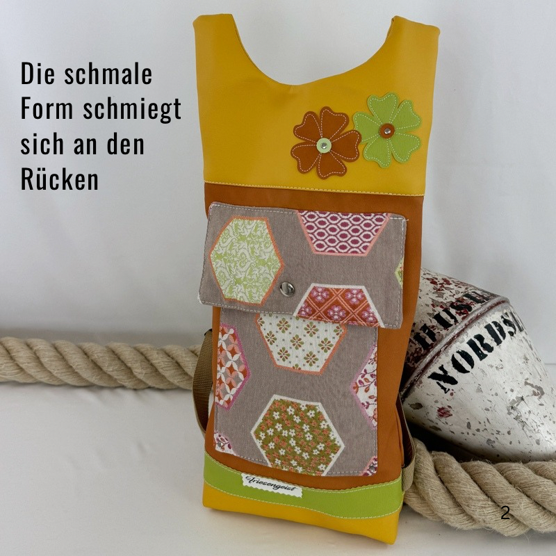 Damen- und Herrenrucksack Wally