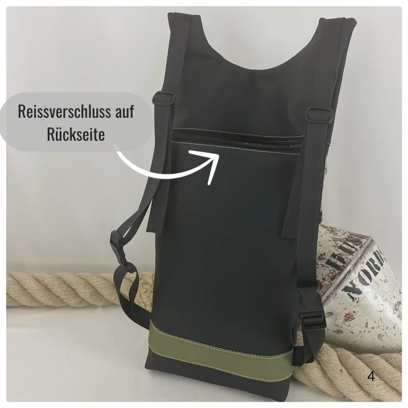 Damen- und Herrenrucksack Gingko bunt