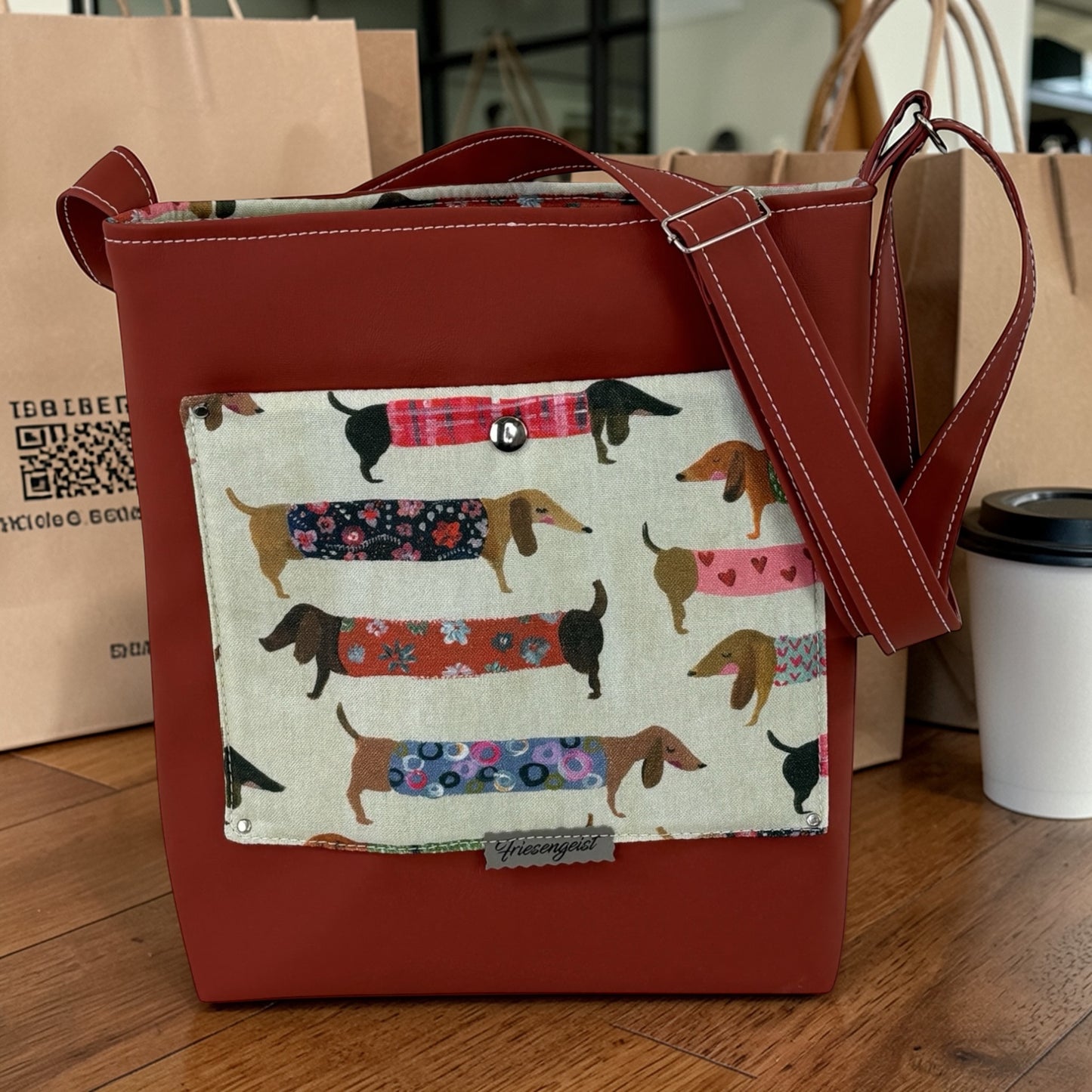 Shopper mit einem breiten Schulterträger, verlängerbar, Nane