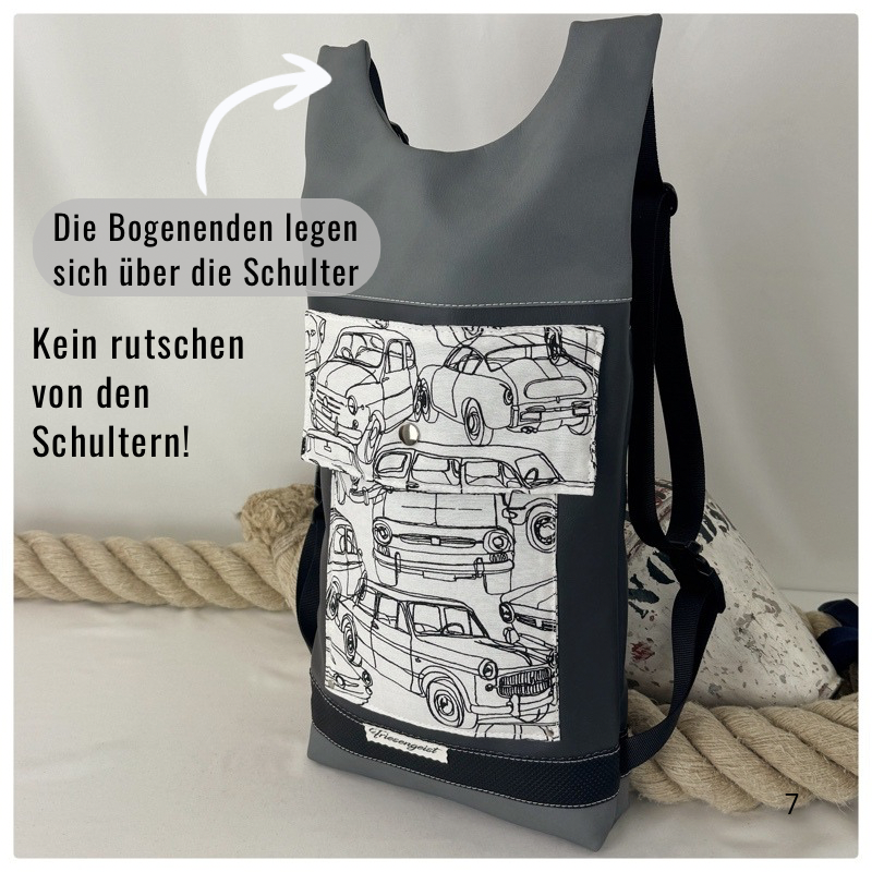 Damen- und Herrenrucksack Karl