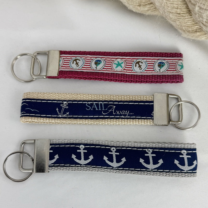 3er Set Maritime Schlüsselanhänger