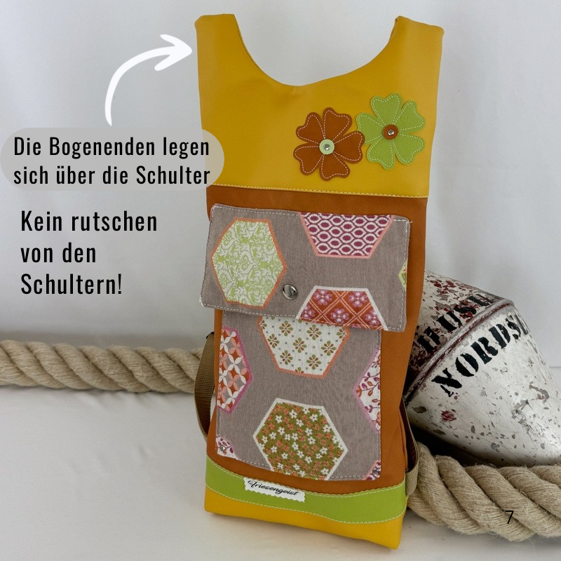 Damen- und Herrenrucksack Wally