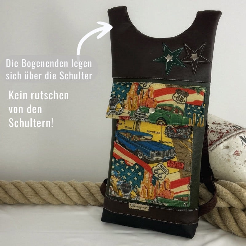 Damen -und Herrenrucksack Tom