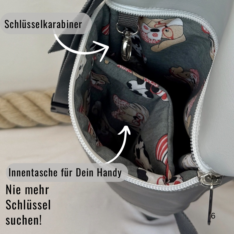 Damen- und Herrenrucksack Fiedde