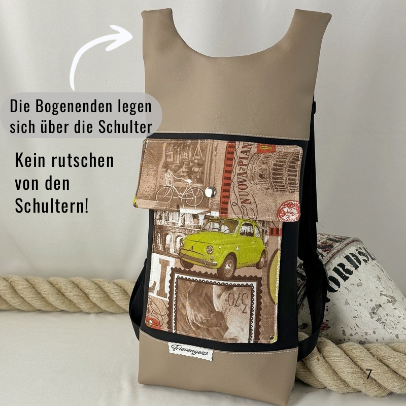 Damen- und Herrenrucksack Venezia