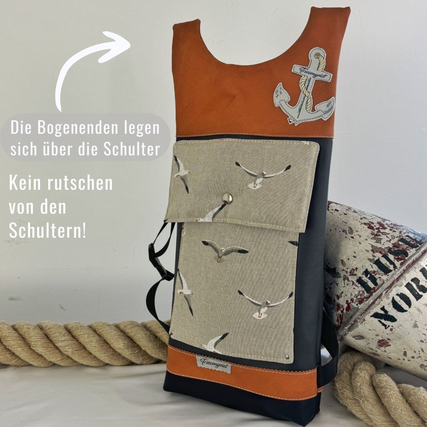 Damen- und Herrenrucksack Belinda