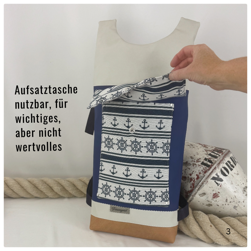 Damen- und Herrenrucksack Helgoland