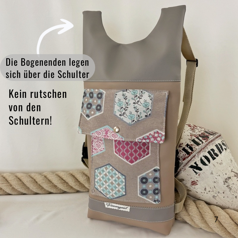 Damen- und Herrenrucksack Paula