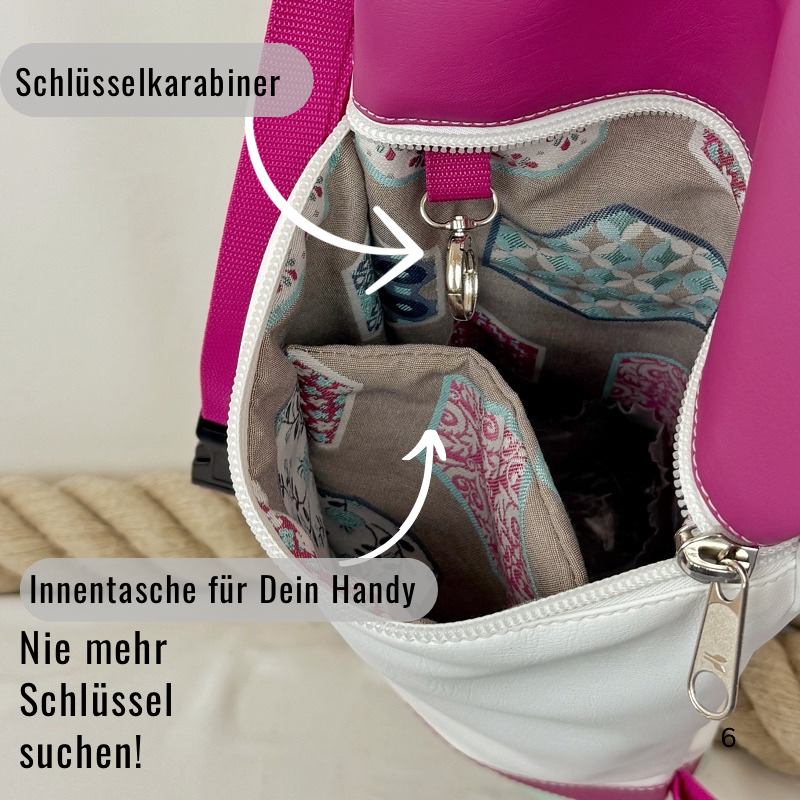 Damen- und Herrenrucksack Caroline