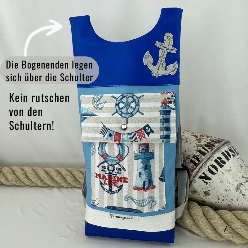 Damen- und Herrenrucksack Süderoog