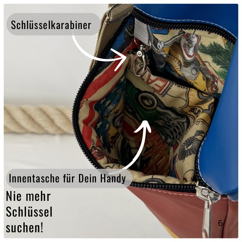 Damen- und Herrenrucksack Route 66