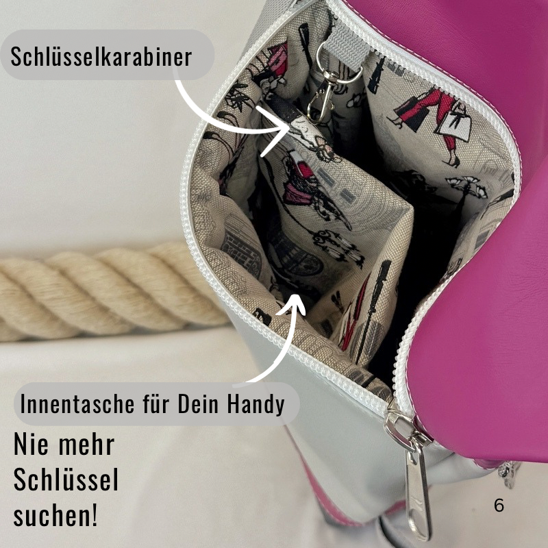 Damen- und Herrenrucksack Cordula