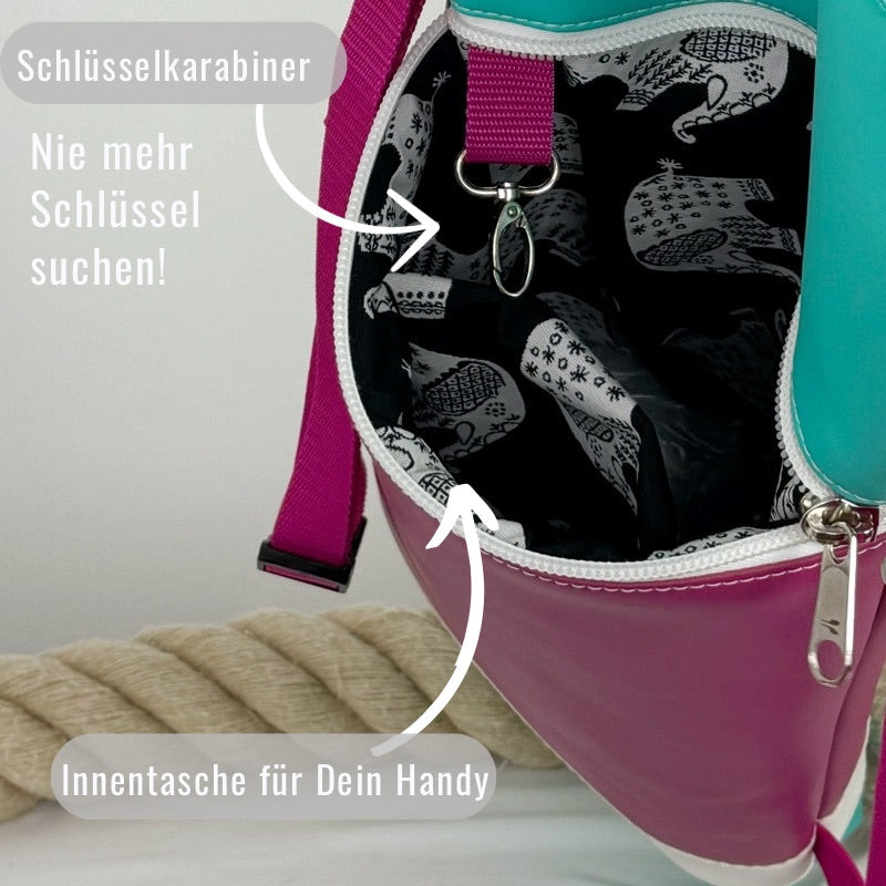 Damen- und Herrenrucksack Funny