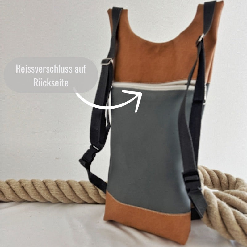 Damen und Herrenrucksack Toni