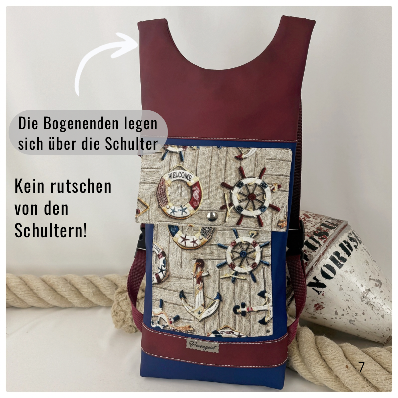 Damen- und Herrenrucksack Havneby