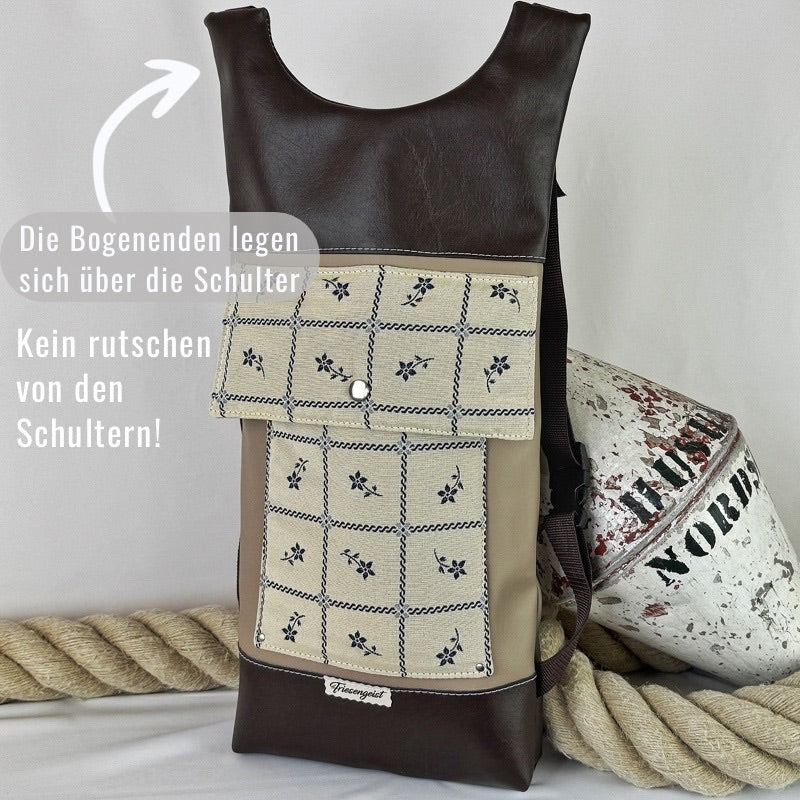 Damen und Herrenrucksack Yvonne