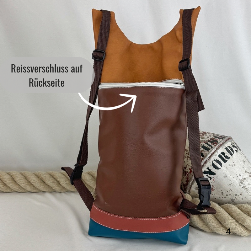 Damen- und Herrenrucksack Route 66
