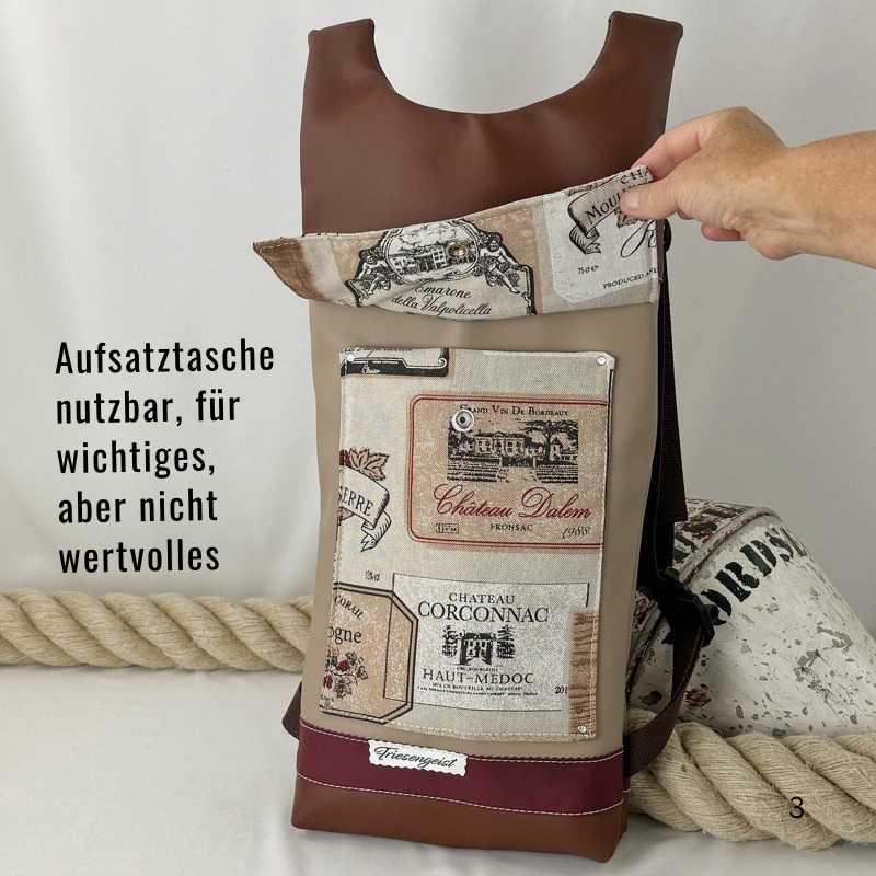 Damen- und Herrenrucksack Pamela