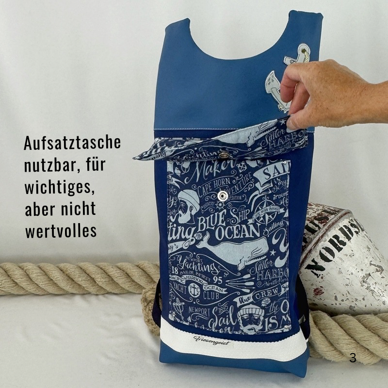 Damen- und Herrenrucksack Wabs