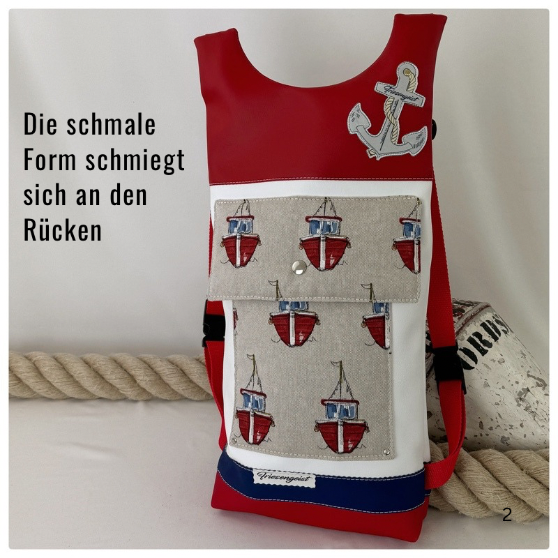 Damen- und Herrenrucksack Langeness