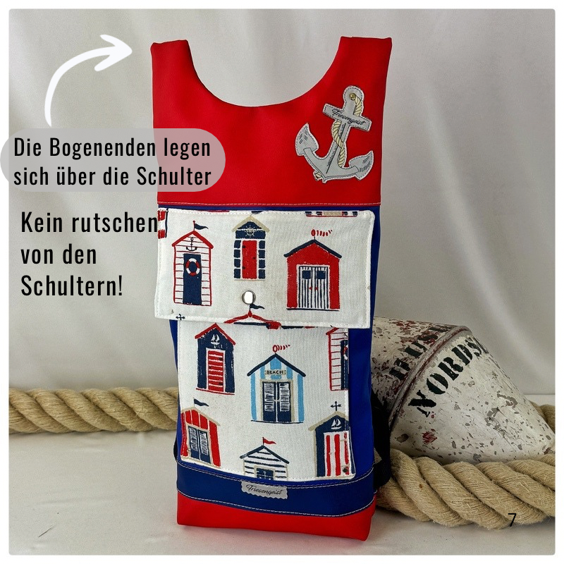 Damen- und Herrenrucksack Föhr