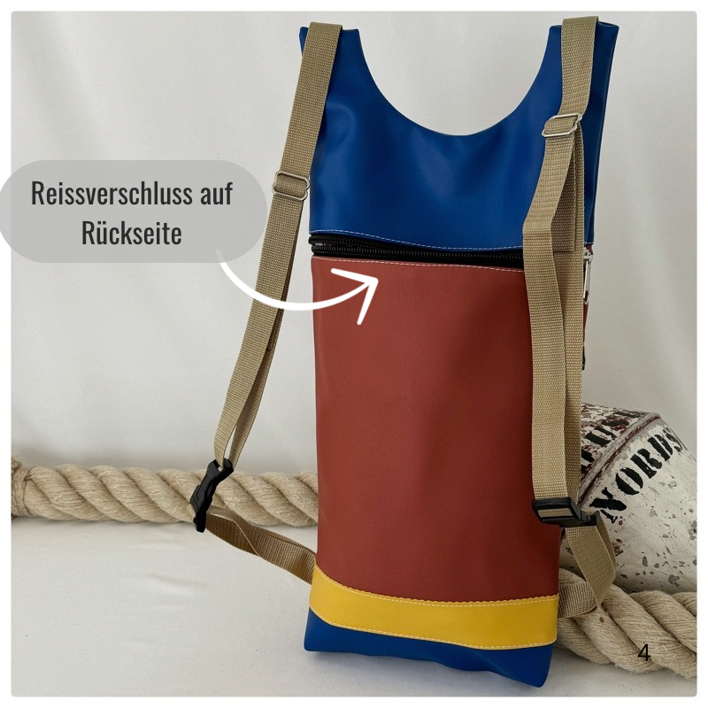 Damen- und Herrenrucksack Route 66