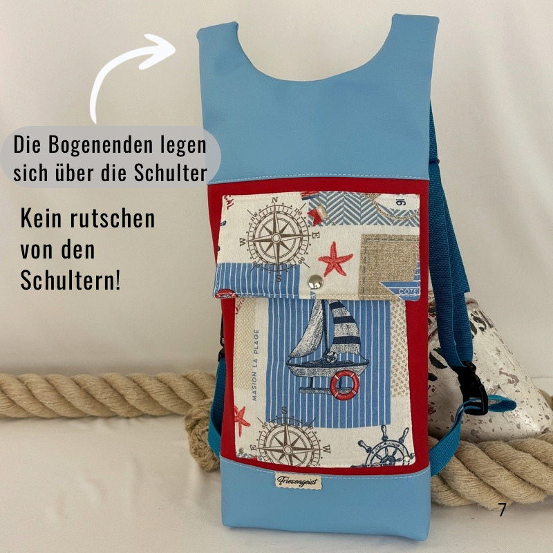 Damen- und Herrenrucksack Bremerhafen