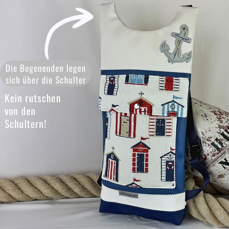 Damen und Herrenrucksack Sylt
