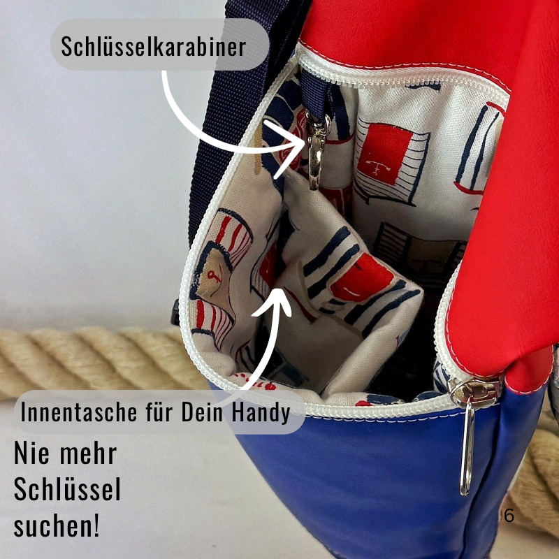 Damen- und Herrenrucksack Föhr