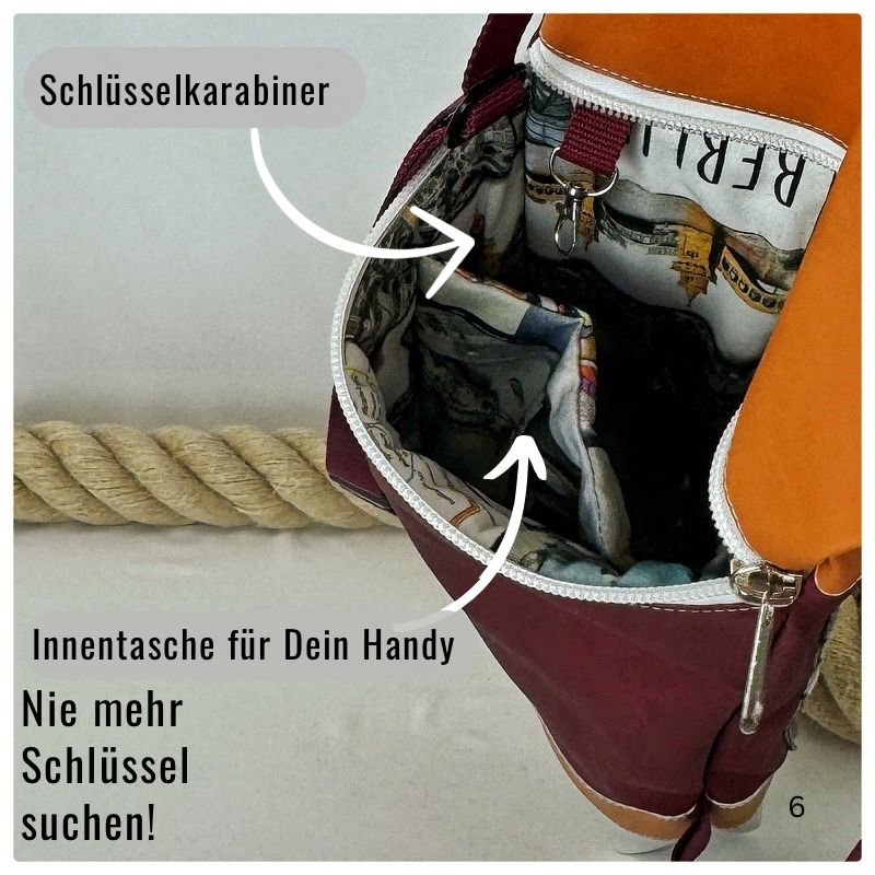 Damen- und Herrenrucksack Berlin