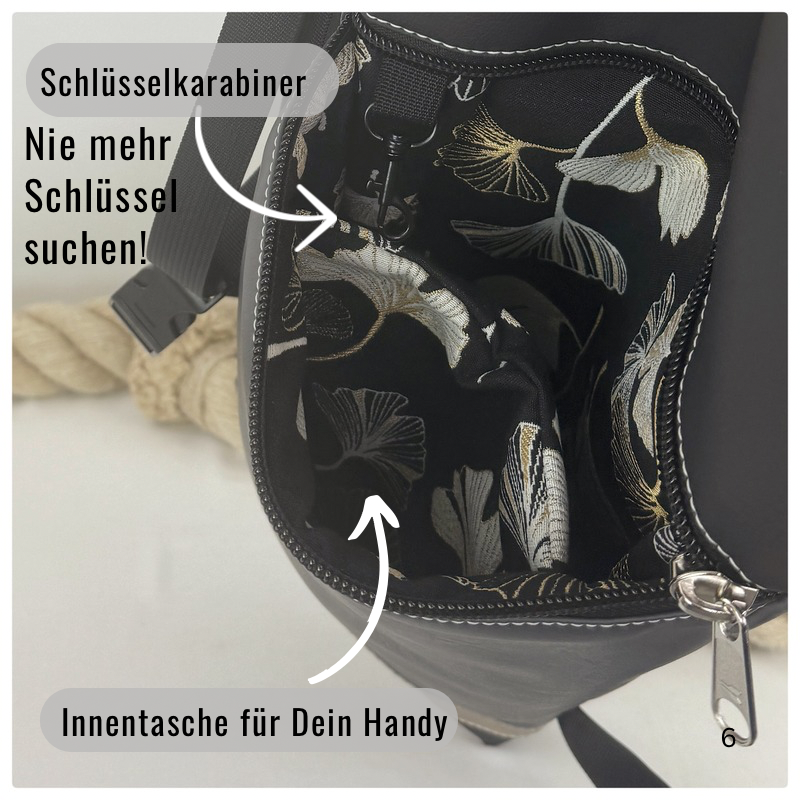 Damen- und Herrenrucksack Gingko