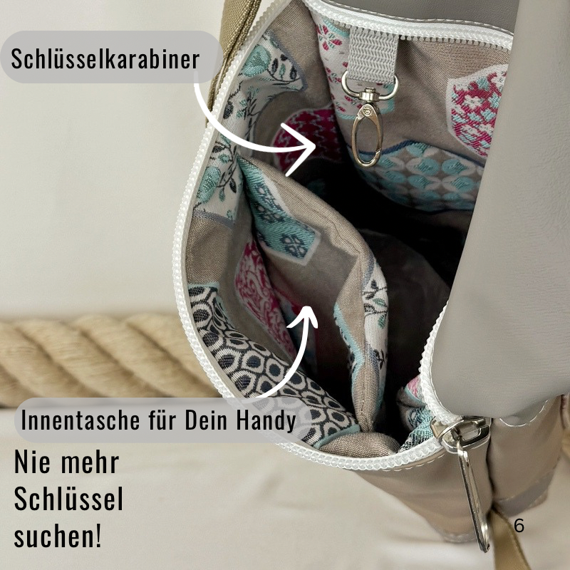 Damen- und Herrenrucksack Paula
