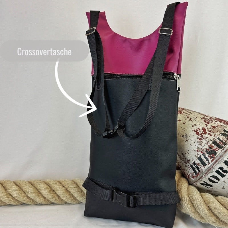 Damen- und Herrenrucksack Karo