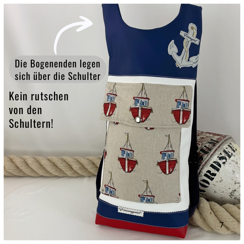 Damen- und Herrenrucksack Kiel