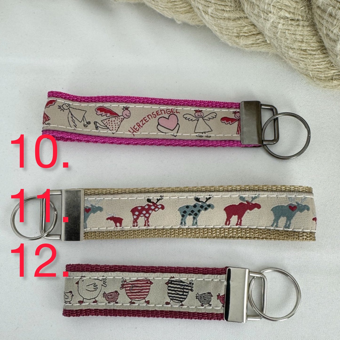 Angebot! 10er Set Schlüsselanhänger frei wählbar