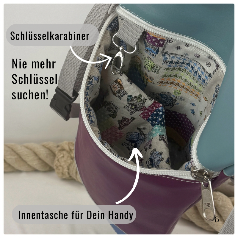 Damen- und Herrenrucksack Fentje