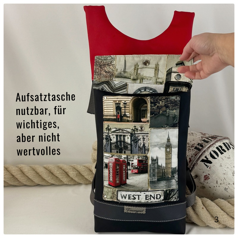 Damen- und Herrenrucksack London