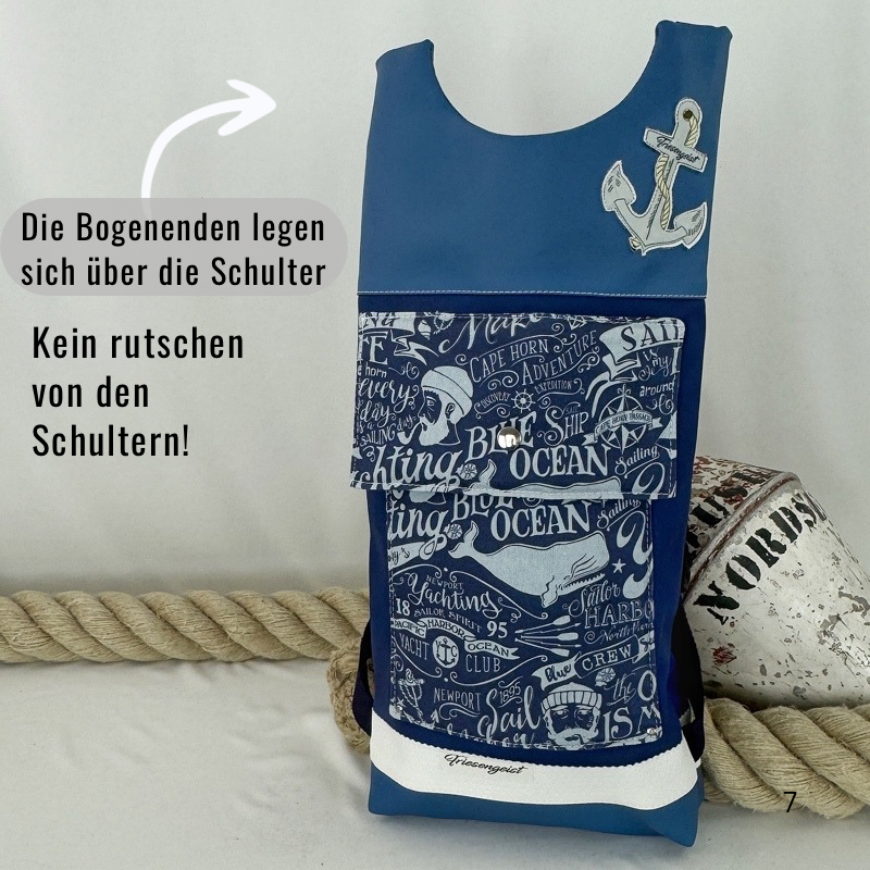 Damen- und Herrenrucksack Wabs