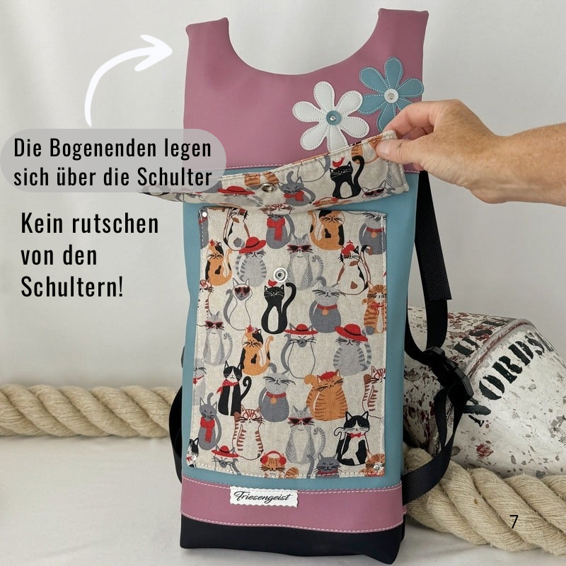 Damen- und Herrenrucksack Mausi