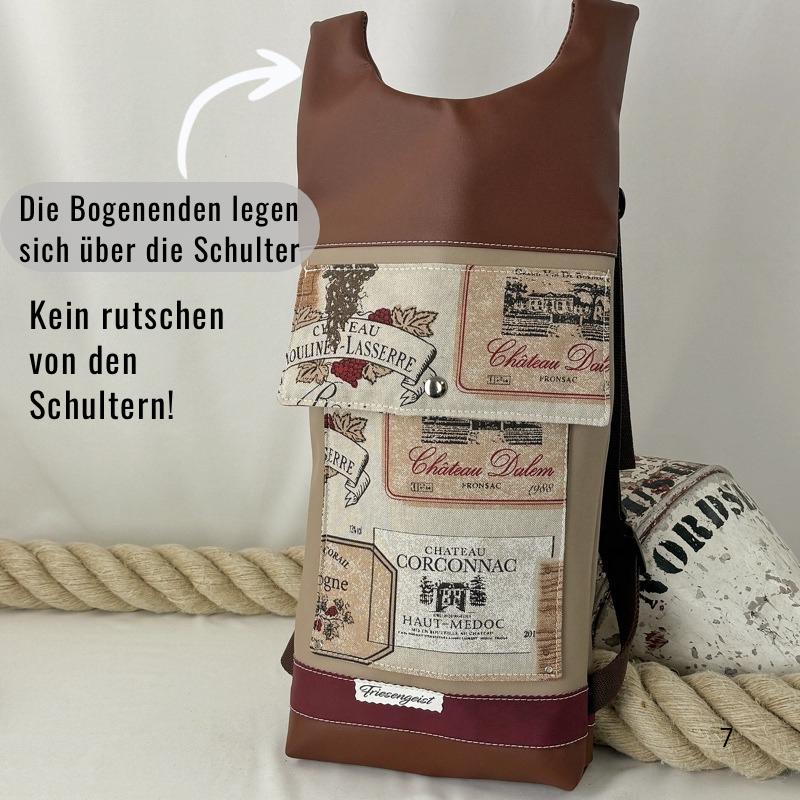 Damen- und Herrenrucksack Pamela