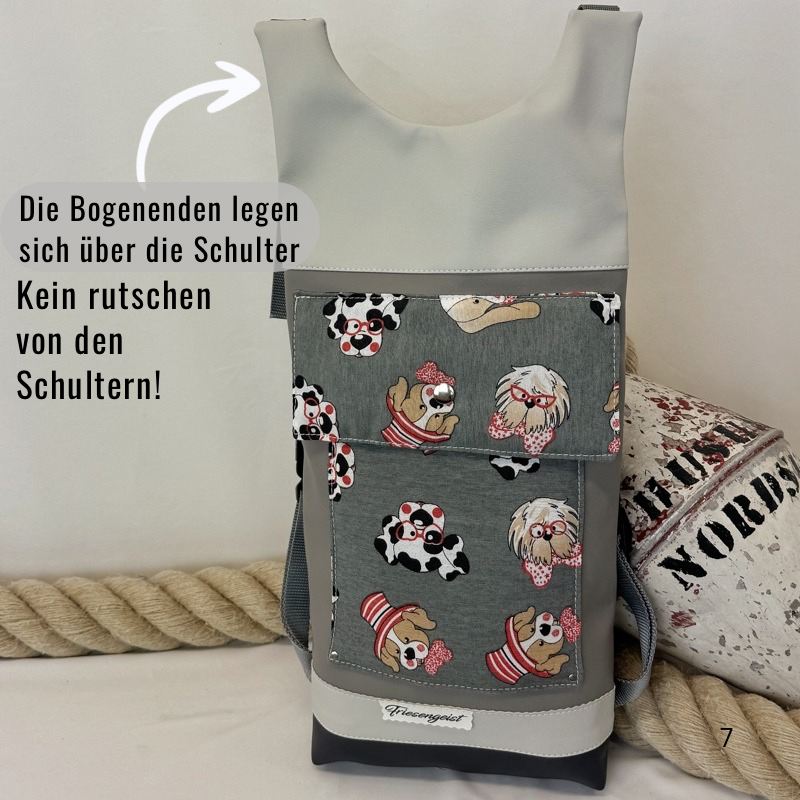 Damen- und Herrenrucksack Fiedde