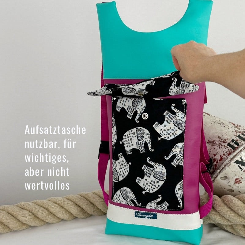 Damen- und Herrenrucksack Funny