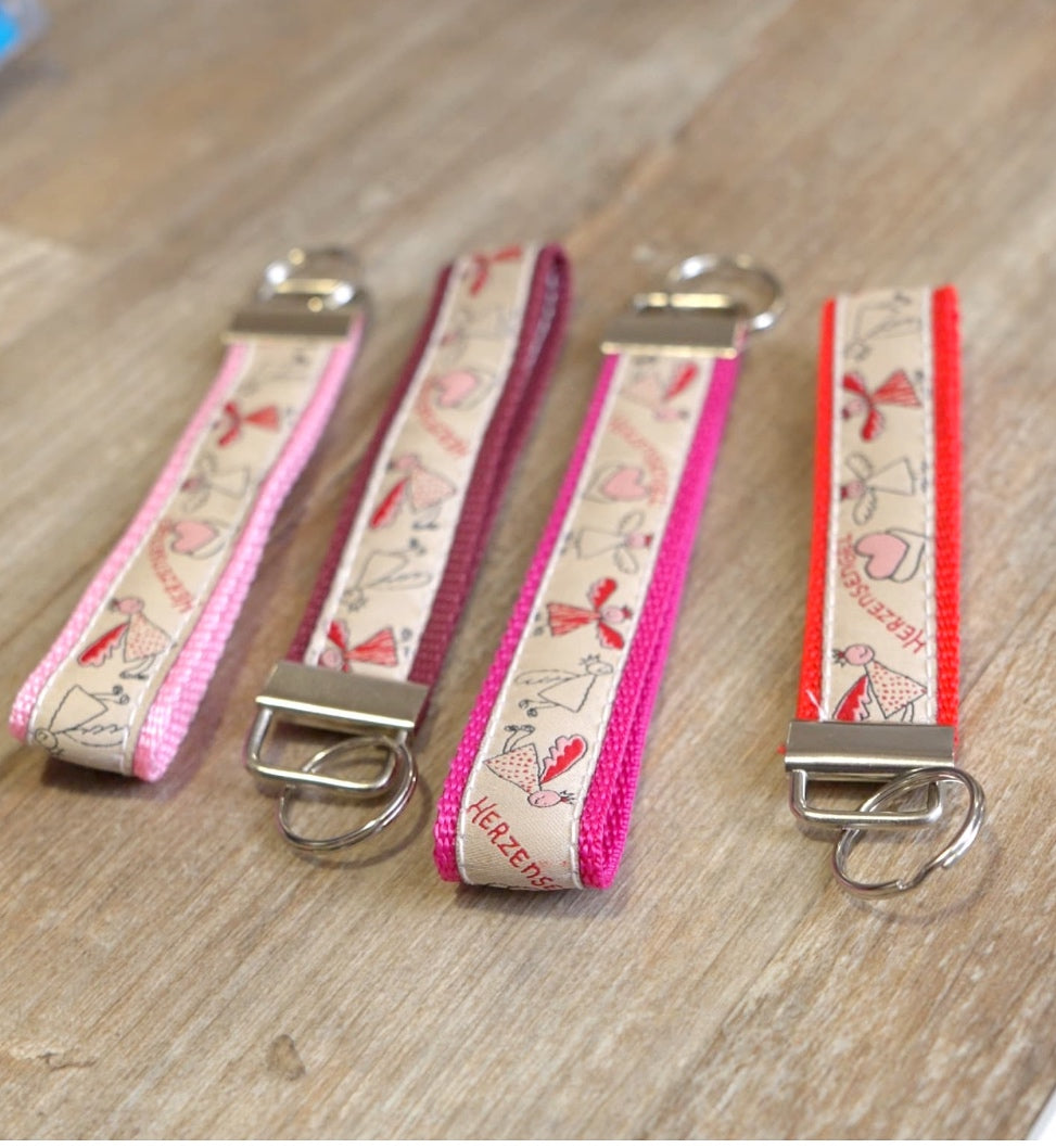 4er Set Schlüsselanhänger Engel