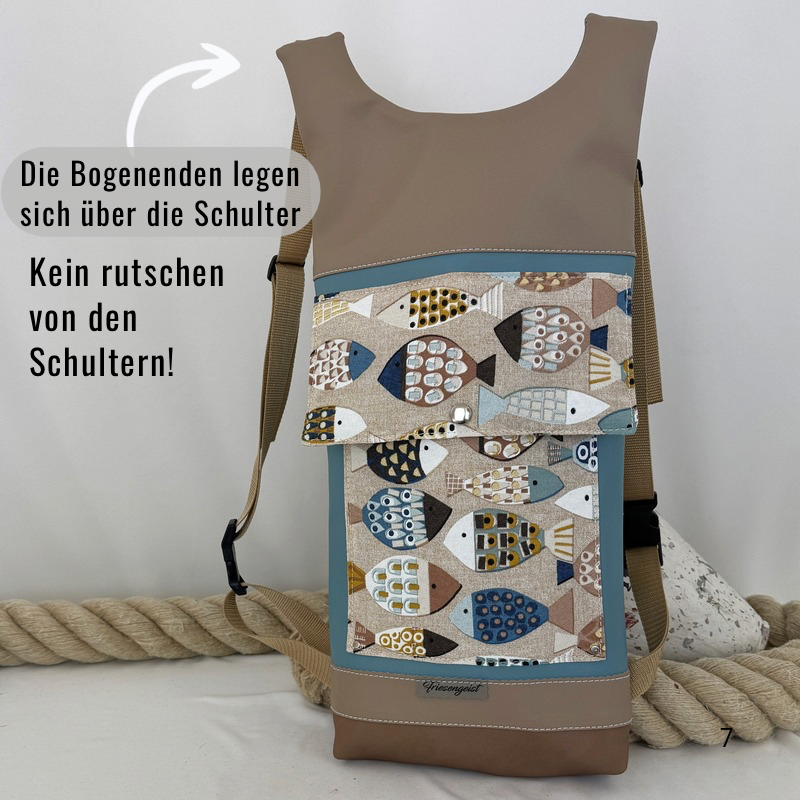 Damen- und Herrenrucksack Rucksack Nadine