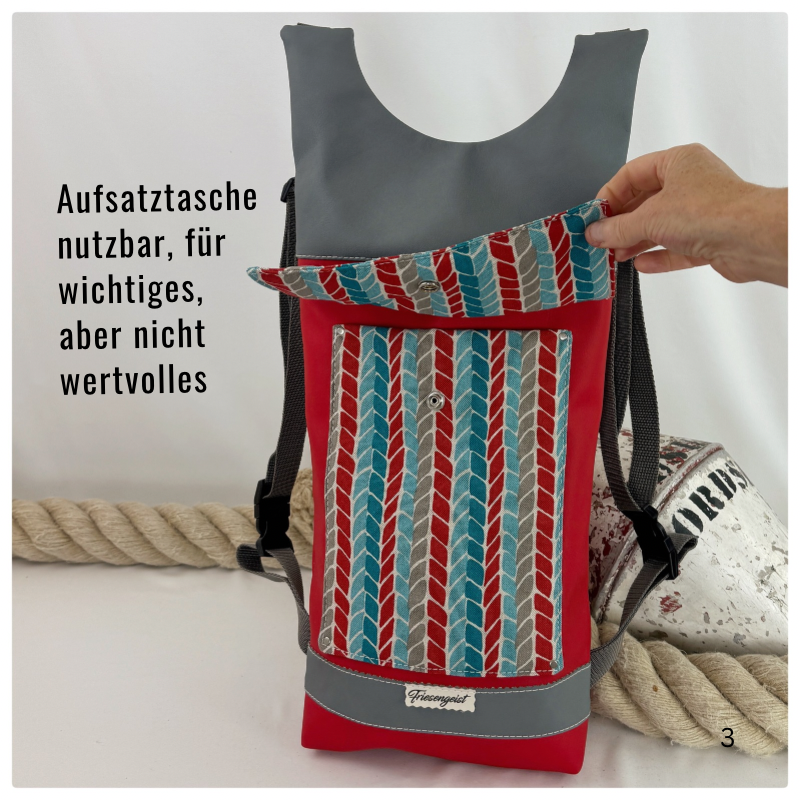 Damen- und Herrenrucksack Pia