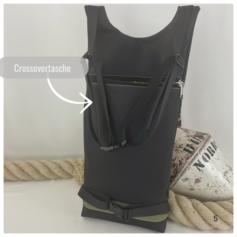 Damen- und Herrenrucksack Gingko bunt