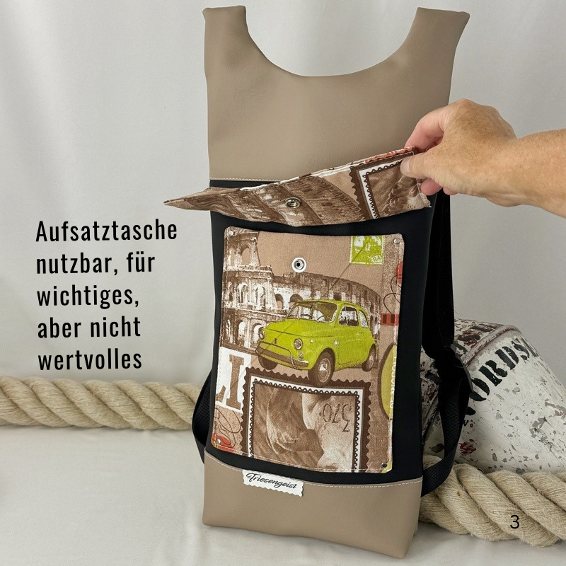 Damen- und Herrenrucksack Venezia