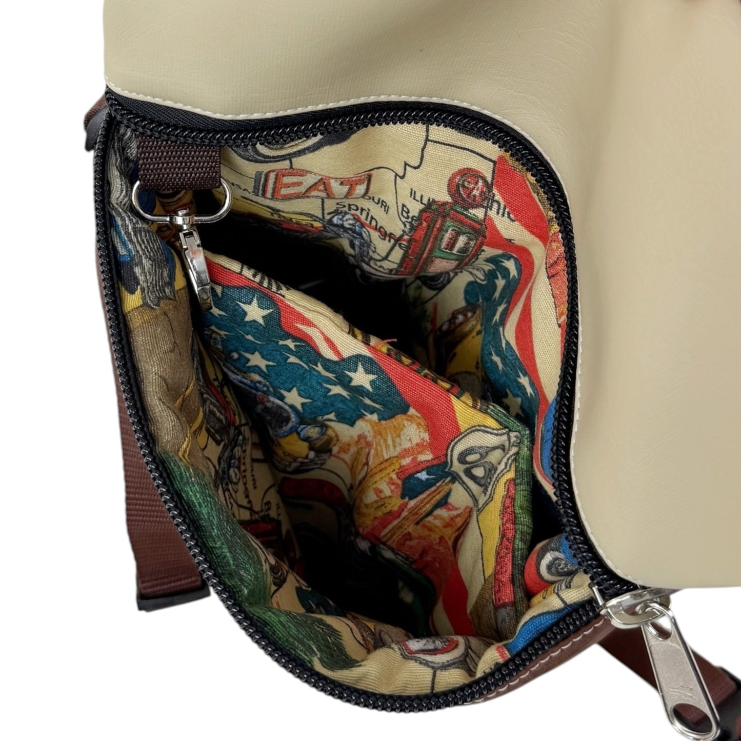 Damen- und Herrenrucksack Route 66